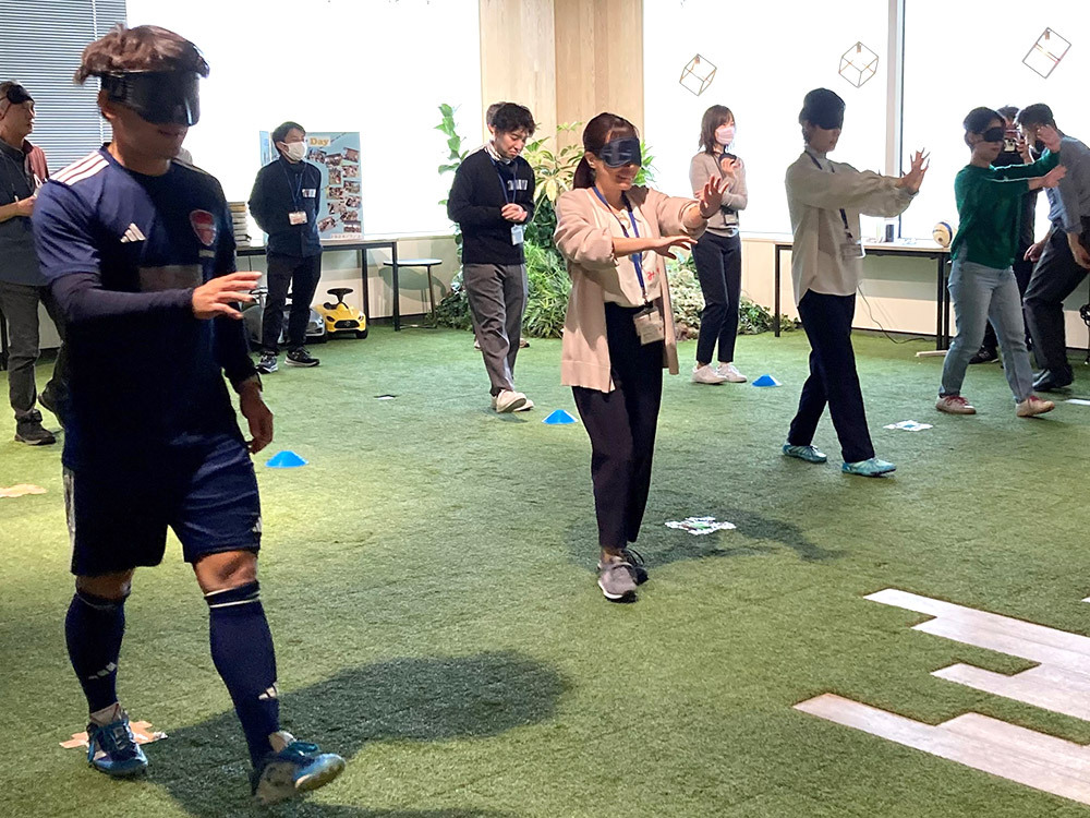 ブラインドサッカー体験会