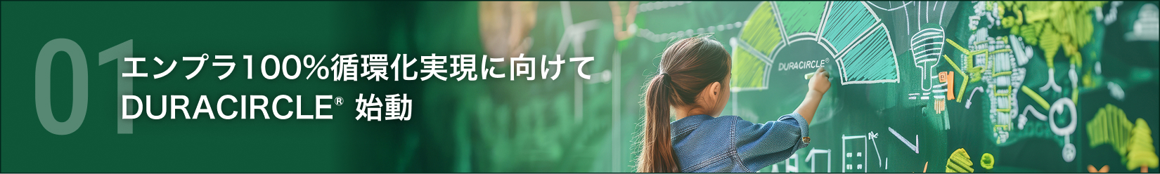 01 エンプラ100%循環化実現に向けてDURACIRCLE® 始動